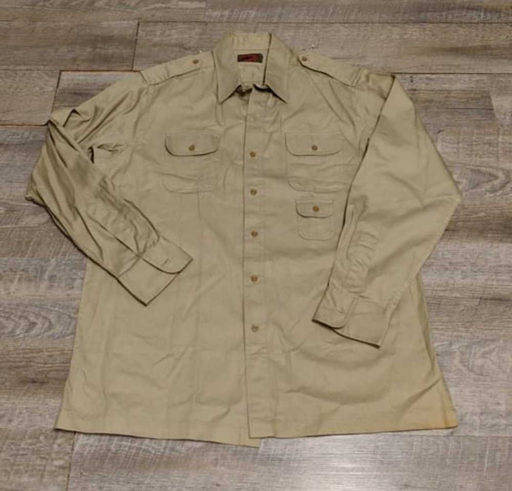 Boston Traders - Classic SAFARI Epaulets Ranch Field Hunting Mens XL (48) Shirt